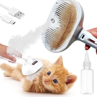 Imagem de Escova a vapor Vodolo Cat recarregável com tecnologia de limpeza autom