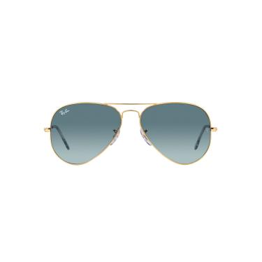 Imagem de Óculos de Sol Ray-Ban Aviator Large Metal 0RB3025 001/3M Tam 58 / Ouro - Lentes Azul Gradiente