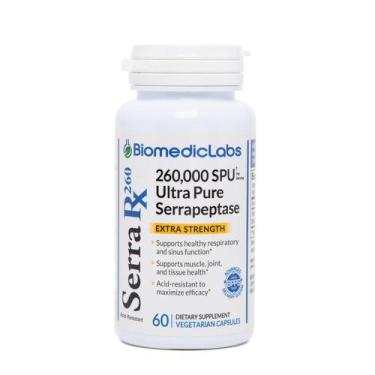 Imagem de Suplemento Biomedic Labs RX Serra-RX 260.000 SU Serrapeptase