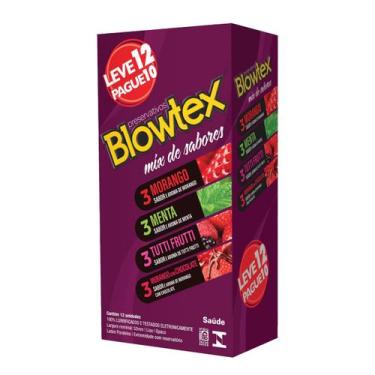 Imagem de Preservativo Blowtex Mix de Sabores Leve 12 Pague 10