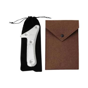 Imagem de Conjunto De Ferramentas De Massagem Gua Sha Em Aço Inoxidável, Raspado