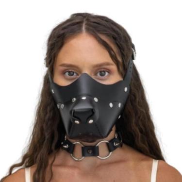 Imagem de Máscara Focinho Cachorro Dog Festa Fantasia Halloween Puppy Play - Mod