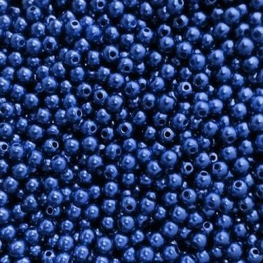 Imagem de PÉROLA DE ABS LISA Nº 04 20G PEROLA 4MM - IMPORTAÇÃO, Azul bic