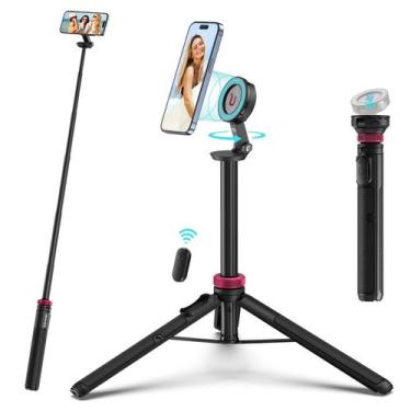 Imagem de Tripé Selfie Stick ULANZI MT-84 magnético de 155 cm com controle remot