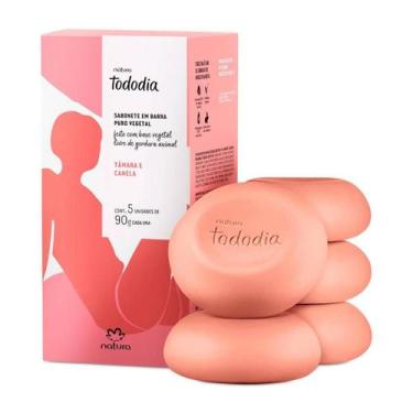 Imagem de Caixa 5 Sabonetes 90G Tâmara E Canela Tododia Natura