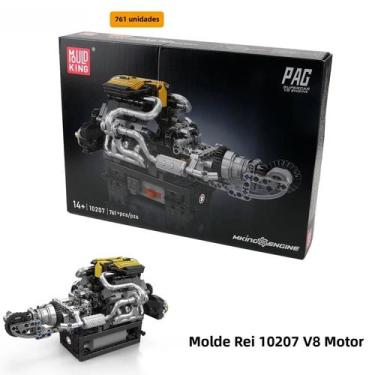 Imagem de Conjunto De Blocos De Montagem De Supercarro Elétrico Motorizado Com M