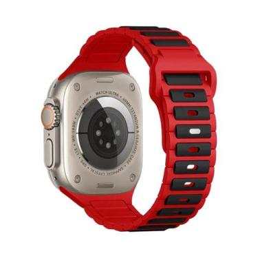 Imagem de Pulseira Universal De Silicone Para Apple Watch Series 9 8 7 6 5 SE Ul