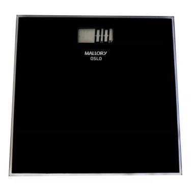 Imagem de Balança Digital Oslo Até 150kg Super Fina Imperdível Cor Preto Mallory
