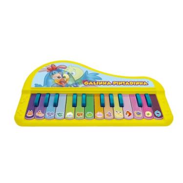 Imagem de Galinha Pintadinha - Tecladinho Holográfico Animal Da Pópó - Yestoys