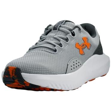 Imagem de Under Armour Charged Surge 4 Tênis masculino, Cinza moderno/Castlerock/Team Orange, 40