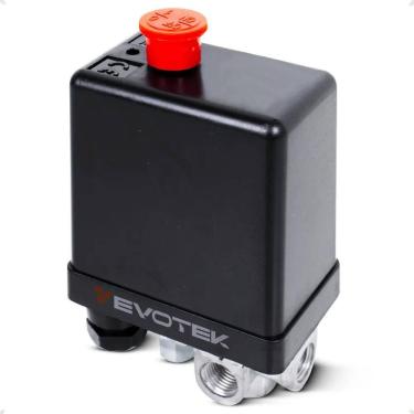 Imagem de 2X Pressostato Compressor Para Medir Baixa Pressão 4Vias 80/