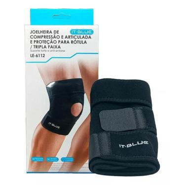 Imagem de Joelheira De Compressão Proteção Articulada Profissional