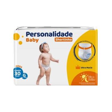 Imagem de Fralda Personalidade Baby Mega Shortinho - G c/30