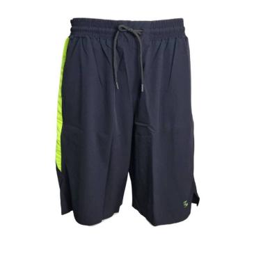 Imagem de Short Masculino Tactel Projeto sport Plus Size Detalhe Neon