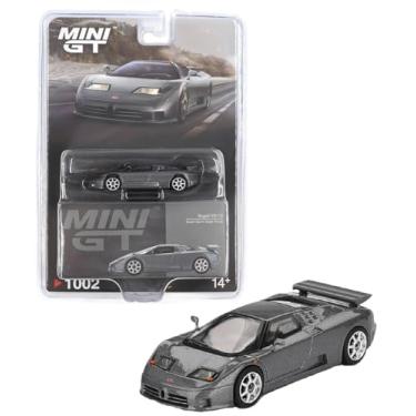 Imagem de Diecast Model Car Compatible with Mini GT 1:64 Bugatti EB110 Super Sport Grigio Scuro Limited Edition MGT01002
