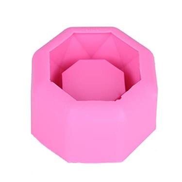 Imagem de Molde de vaso de flores de silicone faça você mesmo molde de garrafa de sabão de vela artesanal DIY plantador vaso vaso cinzeiro ferramenta fácil de liberar e limpar (BK1130) moldes de argila