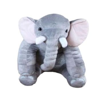 Imagem de Pelúcia Para Bebê Elefante News Almofada Travesseiro Menino Menina 60 