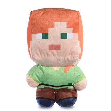 Imagem de Minecraft Para animais de estimação de 23 cm, boneco de pelúcia Alex para cães | Produtos para animais de estimação oficialmente licenciados pela Mojang Studios | Brinquedo de pelúcia para cães Alex