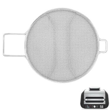 Imagem de GCQFZ Protetor contra respingos para churrasqueira interna Ninja Foodi Smart XL Pro 7 em 1, acessórios de aço inoxidável para fritadeira a ar Ninja Foodi IG651, IG600, IG601