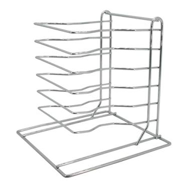 Imagem de Generic Suporte para pizza Suporte para pizza Multiuso Organizador Mesa de buffet Restaurantes Pizzarias Catering Camping Festa Rack de resfriamento, 6 Nível