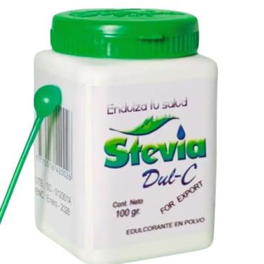 Imagem de Adoçante Stevia Dul-C 100g em pó Natural Importado