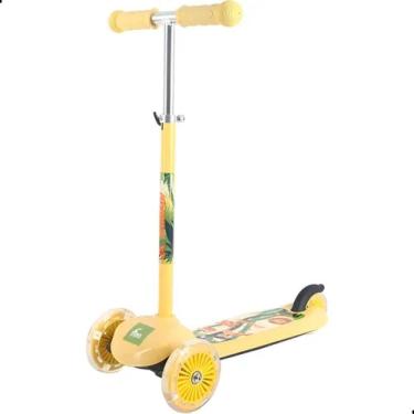 Imagem de Patinete 3 Rodas Com Luzes Animais da Selva PTA-02P - Fenix