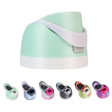 Imagem de Tampa de substituição para Owala Freesip, substituição superior de um botão, tampa de garrafa de água escolar infantil à prova de vazamento à prova de BPA compatível com Green Owala 680 g 947 g 1,134