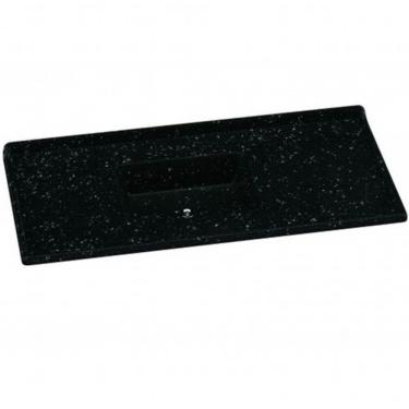 Imagem de Pia Sintética Standart De Granito Preto 120x55cm - 504308 - A.j.rorato