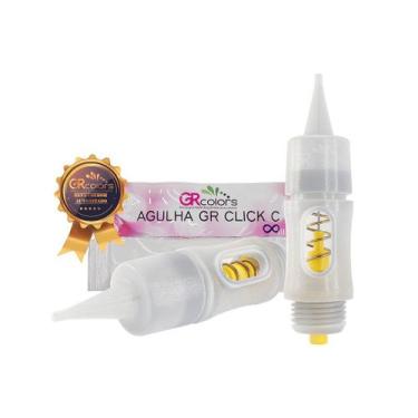 Imagem de Agulha GR Colors Click C 1 Ponta Regular para Sobrancelhas Fio à Fio