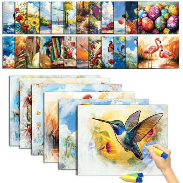 Imagem de Conjunto de colorir Water Doodle Codonen Dementia para idosos x25