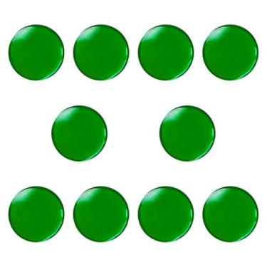 Imagem de Aymzbd 10x Ponteiras de Taco de Sinuca Acessórios de Bilhar Suprimentos Ponteiras de Taco Portáteis 1,1 Cm para Clube Bar Lazer Ao Ar Livre, Verde