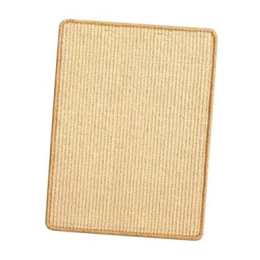 Imagem de ＡＷＨＡＯ Tapete Arranhador de Sisal para Gatos, Proteção para Móveis, Sofás, Carpetes, Tapete Arranhador para Gatos, Garras de Trituração, Almofada Antiderrapa, 40 Cm X 60 Cm
