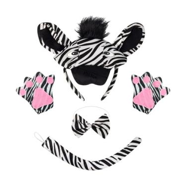 Imagem de Wzmzjy Tiara de Orelhas de Halloween com Cauda E Gravata Borboleta para Brincadeira de Faz de Conta para Meninos E Meninas, Style a