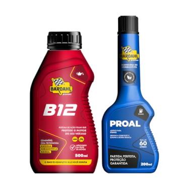 Imagem de Kit Aditivo Óleo B12 500ml Proal 200ml Álcool Etanol Bardahl