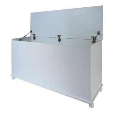 Imagem de Baú Organizador MDF com Rodízios - Cedrono