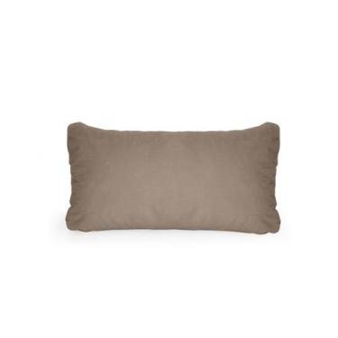 Imagem de Almofada Retangular Suede Veludo Papirre Decor com Enchimento, Marrom