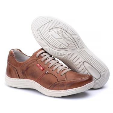 Imagem de Tênis Masculino Ranster confort em Couro Legítimo Comfortável, 39, Cas