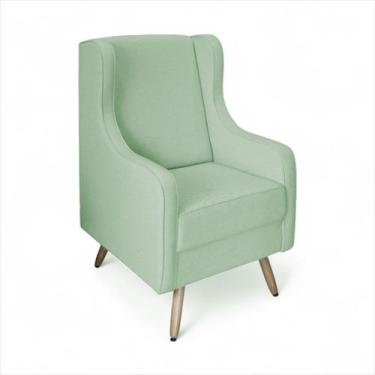 Imagem de Poltrona de Amamentação Pés Palito Ayla Veludo Verde - Loja Sheep, Ver