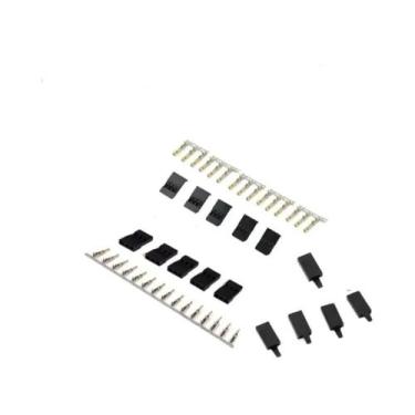 Imagem de Kit De Conectores Para Receptor Servo Jr Futaba 5 10 Pares Macho Fêmea
