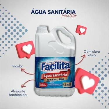 Imagem de Agua Sanitaria Facilita 5l - Audax