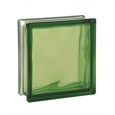 Imagem de Tijolo de Vidro 19 x 19 x 8 CM Verde Translúcido 06 Unidades Tradestar