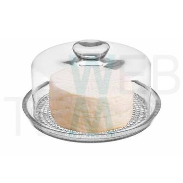 Imagem de Queijeira de Vidro Vitazza para Coz Geladeira e Mesa Posta: Toque Eleg