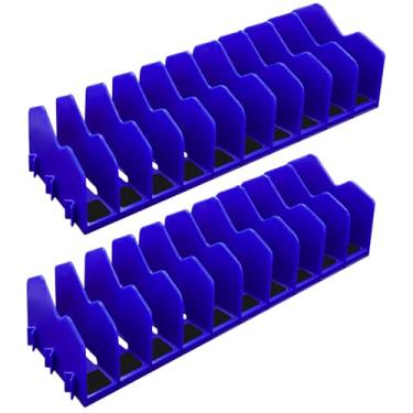 Imagem de Eikovia Organizador de alicates, pacote com 2 organizadores de alicates, organizador de gaveta para cortadores com base de borracha antiderrapante, suporte de alicates para caixa de ferramentas, 20