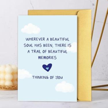 Imagem de Sorry for Your Loss Card, Thinking of You Card, Sympathy Gift, Lereavement Card, Wherever A Beautiful Soul Has Been There Is A Trail Of Beautiful Memories