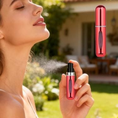 Imagem de Atomizador de perfume portátil recarregável de 4,8 g, mini frasco de spray de viagem, recipiente cosmético leve