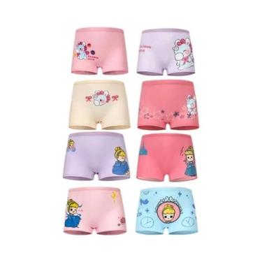 Imagem de Calcinhas De Algodão Para Meninas Com Estampa De Unicórnio, Pacote Com