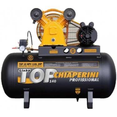 Imagem de Compressor Chiaperini Top 10 Mpv 110 Lts 140 Lbs 2 Cv Trifásico
