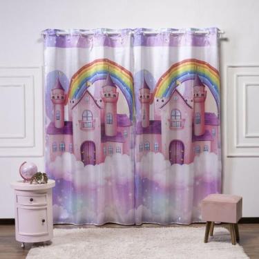 Imagem de Cortina Estampado Cetim Infantil 3.00.2.20 Decoração, Menino, Menina, 