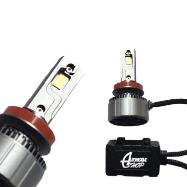 Imagem de Kit Ultra Led Super Bco 6000K 150W 15 Mil Lumens H11 12-24V
