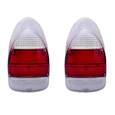 Imagem de Par Lente Traseira Fusca 1300L 1500 1970/1979 Cristal